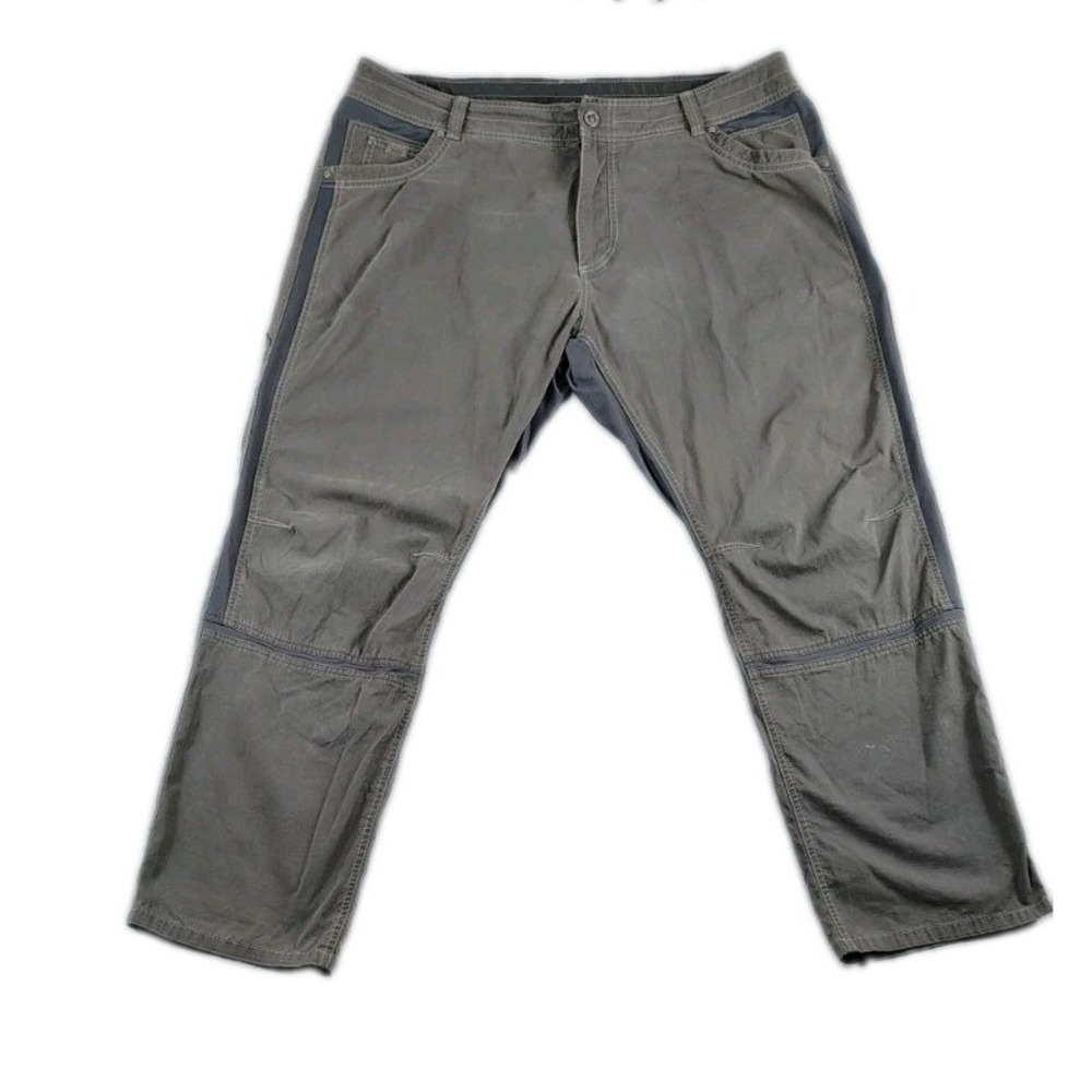 KÜHL Free Radikl Men's Gray Pants 42x30 Stretch Hiking Outdoor Work Gorpcore